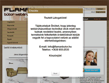 Tablet Screenshot of flamanbutor.hu